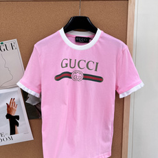 🆕GUCCI新款经典字母腰带印花拼色短袖T恤。- 经典标识:正面烫金GUCCI字母+红绿织带+双G互扣L 🆕GUCCI新款经典字母腰带印花拼色短袖T恤。- 经典标识:正面烫金GUCCI字母+红绿织带+双G互扣L