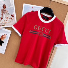 🆕GUCCI新款经典字母腰带印花拼色短袖T恤。- 经典标识:正面烫金GUCCI字母+红绿织带+双G互扣L 🆕GUCCI新款经典字母腰带印花拼色短袖T恤。- 经典标识:正面烫金GUCCI字母+红绿织带+双G互扣L
