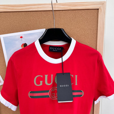 🆕GUCCI新款经典字母腰带印花拼色短袖T恤。- 经典标识:正面烫金GUCCI字母+红绿织带+双G互扣L 🆕GUCCI新款经典字母腰带印花拼色短袖T恤。- 经典标识:正面烫金GUCCI字母+红绿织带+双G互扣L