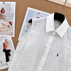 🆕Ralph Lauren 拉夫劳伦新款亚麻刺绣无袖Polo衫,精选天然亚麻材质,自带细腻肌理感,透气干 🆕Ralph Lauren 拉夫劳伦新款亚麻刺绣无袖Polo衫,精选天然亚麻材质,自带细腻肌理感,透气干