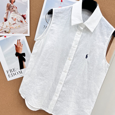 🆕Ralph Lauren 拉夫劳伦新款亚麻刺绣无袖Polo衫,精选天然亚麻材质,自带细腻肌理感,透气干 🆕Ralph Lauren 拉夫劳伦新款亚麻刺绣无袖Polo衫,精选天然亚麻材质,自带细腻肌理感,透气干