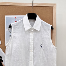 🆕Ralph Lauren 拉夫劳伦新款亚麻刺绣无袖Polo衫,精选天然亚麻材质,自带细腻肌理感,透气干 🆕Ralph Lauren 拉夫劳伦新款亚麻刺绣无袖Polo衫,精选天然亚麻材质,自带细腻肌理感,透气干