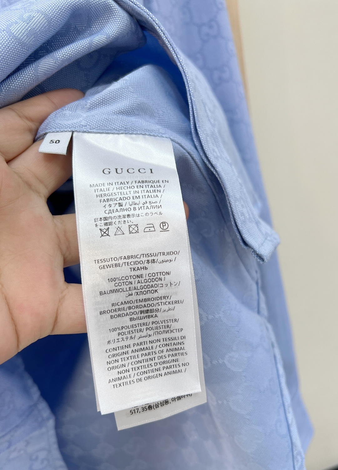 🆕Gucci2026新款贺岁提花刺绣口袋衬衫，新年贺岁限定系列#定制YB原生提花全棉材质，质感细腻，穿搭
