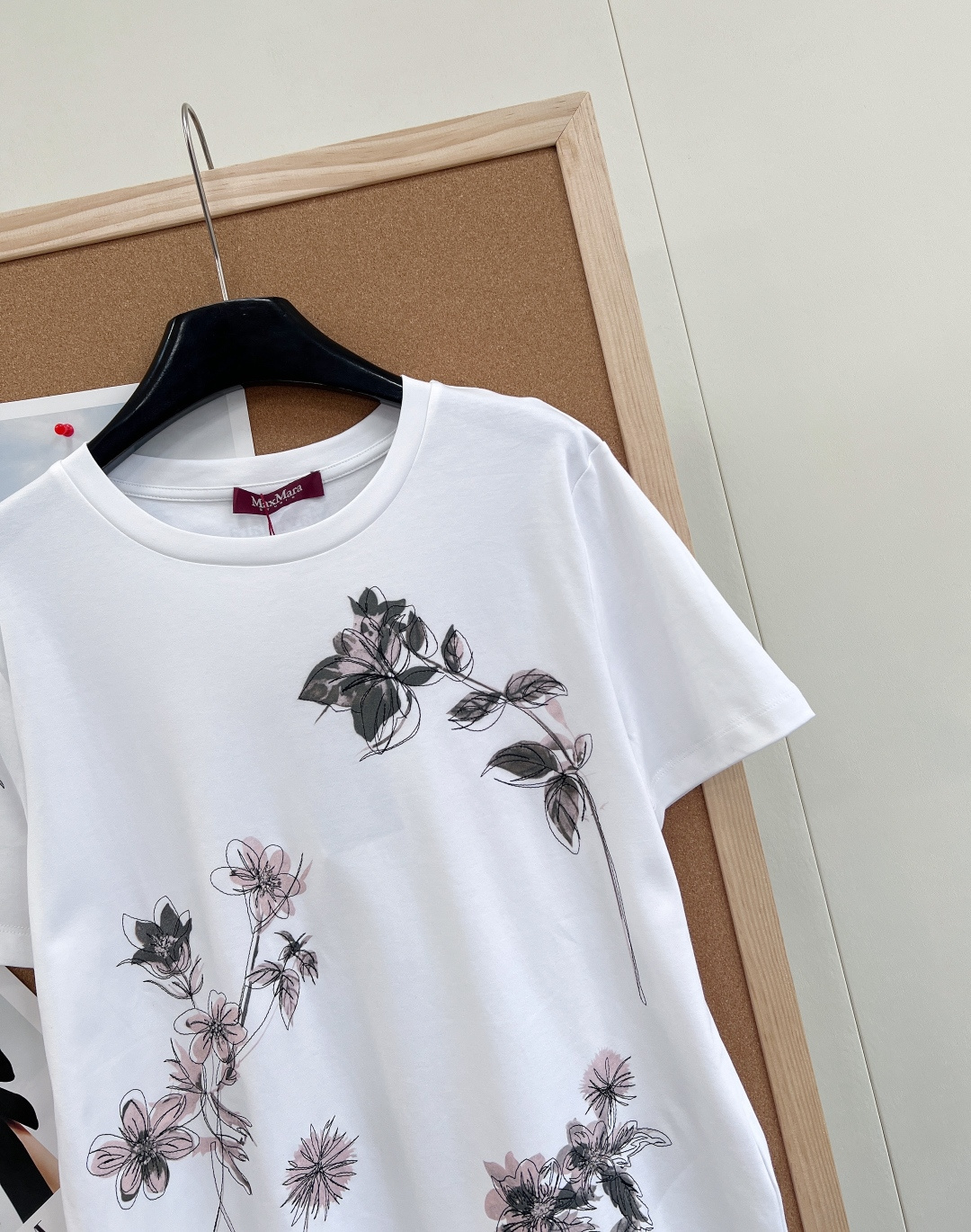 🆕MaxMara26ss早春新款花卉印花圆领短袖T恤，高级感与春日感的完美融合 ✨- 独家YB开发，高版