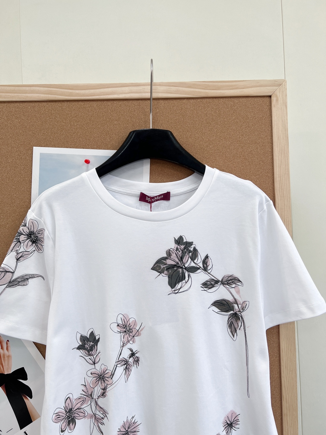 🆕MaxMara26ss早春新款花卉印花圆领短袖T恤，高级感与春日感的完美融合 ✨- 独家YB开发，高版