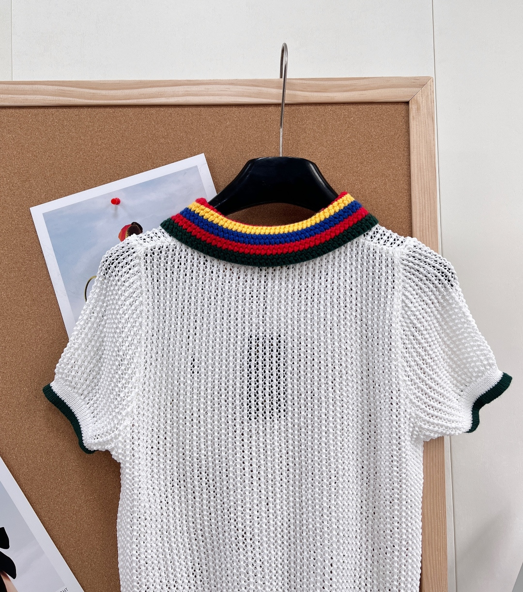 🆕Ralph Lauren 彩条针织Polo衫 ，复古学院风的夏日限定。这件自带元气滤镜的针织Polo，