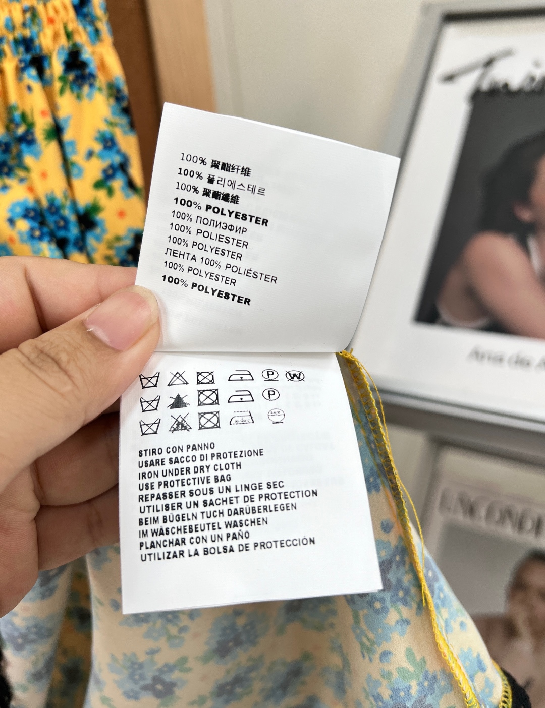 🆕Miu MIU26Ss春夏新款向日葵黄碎花吊带连衣裙丨⚠独家yb开发！顶级高版出品！元气向日葵黄底色，