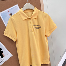 🆕Acne Studios 鹅黄色字母印花Polo衫 ,嫩到犯规的少女感神衣,色彩封神,拿捏春夏氛围感, 🆕Acne Studios 鹅黄色字母印花Polo衫 ,嫩到犯规的少女感神衣,色彩封神,拿捏春夏氛围感,