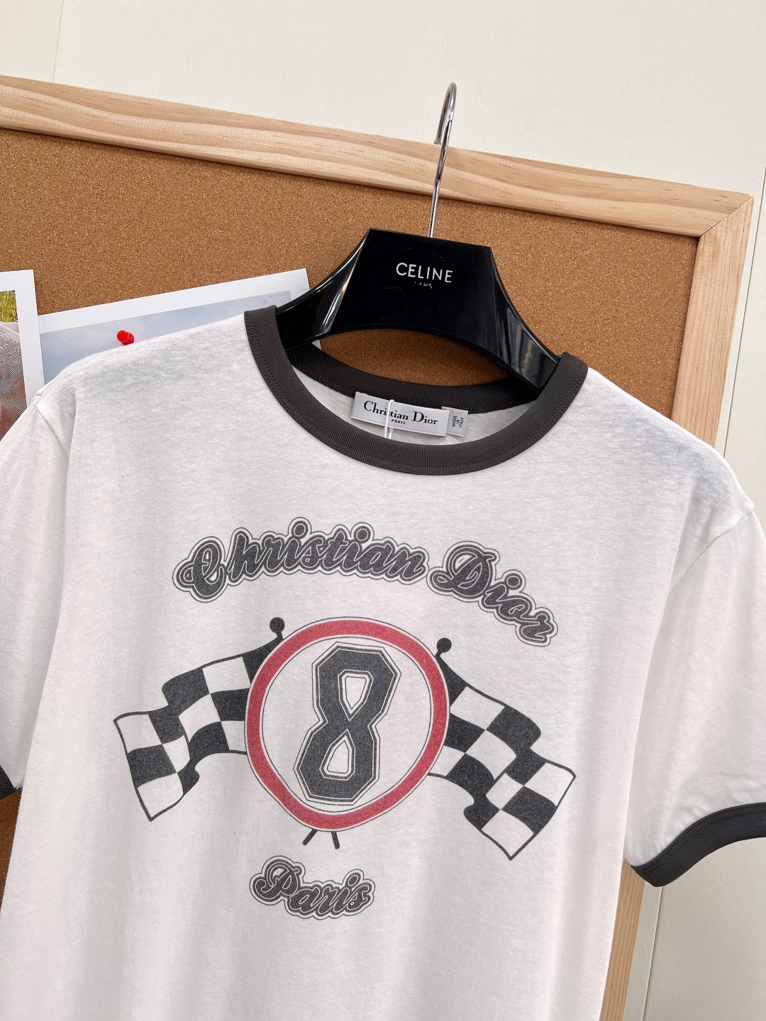 🆕 DIOR 撞色边数字8🎾印花短袖T恤运动美学 · 撞色边界经典字母数字8印花灵感碰撞高定色彩，一抹撞