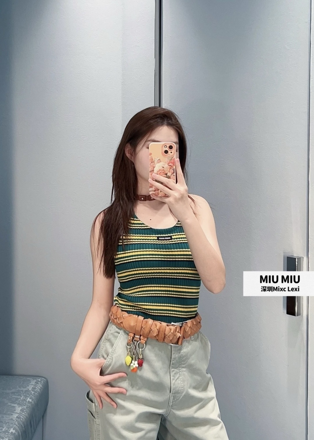 NO:835438,Cute stripes on the front, sexy backless back, full of sweet and spicy contrast, creating a sense of atmosphere,19860909正面乖巧条纹,背面性感露背,甜辣反差感拉满,打造氛围感,,,Women's clothing