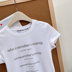 🆕ALEXANDERWANG 大王字母烫钻修身短袖T恤胸前四排字母烫钻,blingbling自带星光滤镜 🆕ALEXANDERWANG 大王字母烫钻修身短袖T恤胸前四排字母烫钻,blingbling自带星光滤镜