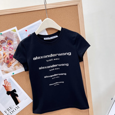 🆕ALEXANDERWANG 大王字母烫钻修身短袖T恤胸前四排字母烫钻,blingbling自带星光滤镜 🆕ALEXANDERWANG 大王字母烫钻修身短袖T恤胸前四排字母烫钻,blingbling自带星光滤镜