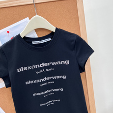 🆕ALEXANDERWANG 大王字母烫钻修身短袖T恤胸前四排字母烫钻,blingbling自带星光滤镜 🆕ALEXANDERWANG 大王字母烫钻修身短袖T恤胸前四排字母烫钻,blingbling自带星光滤镜