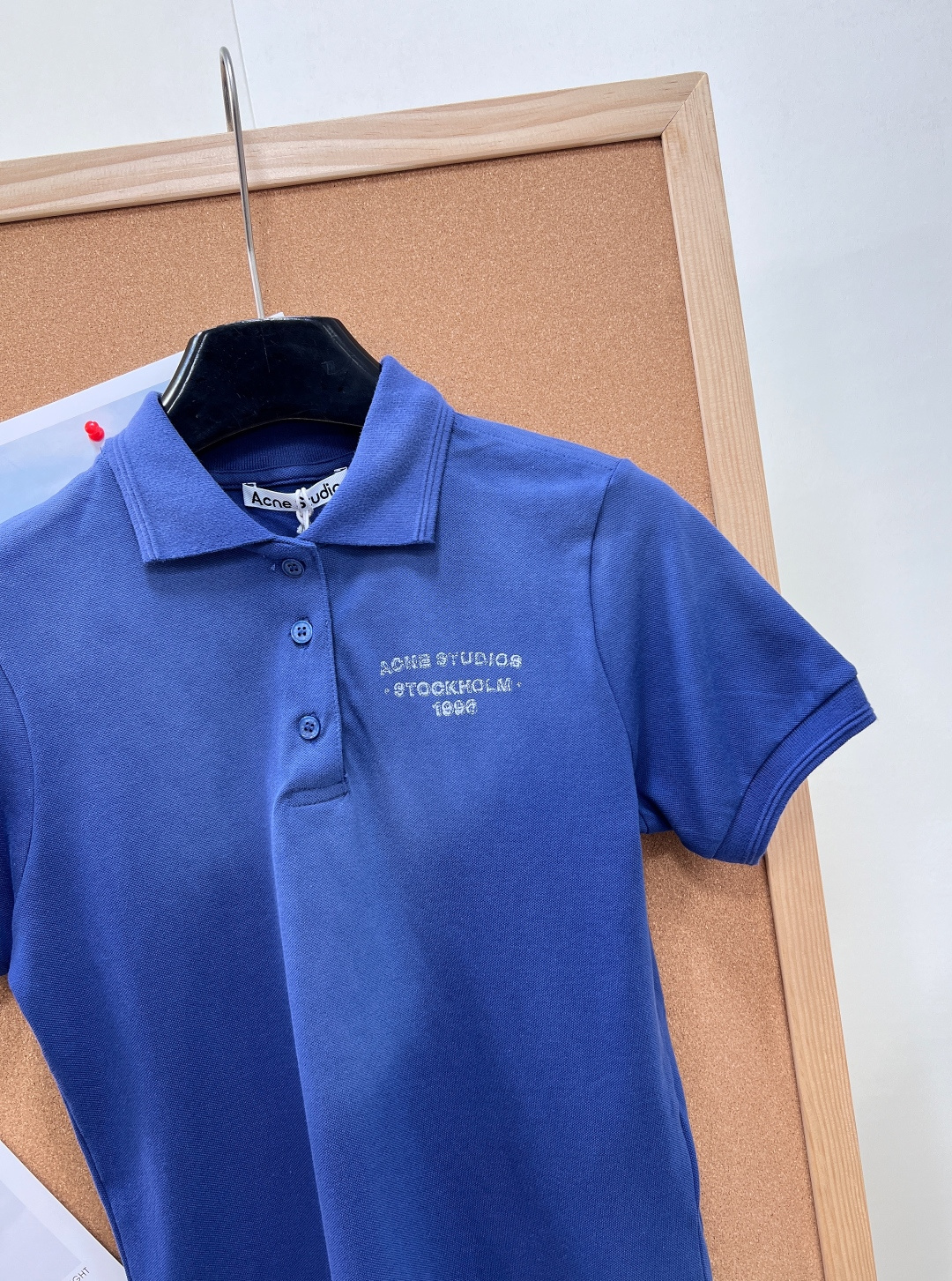 🆕ACNE STUDIO Sunkissed限定做旧Polo短袖复古褪色洗水工艺 自带落日柔光滤镜🌇 软