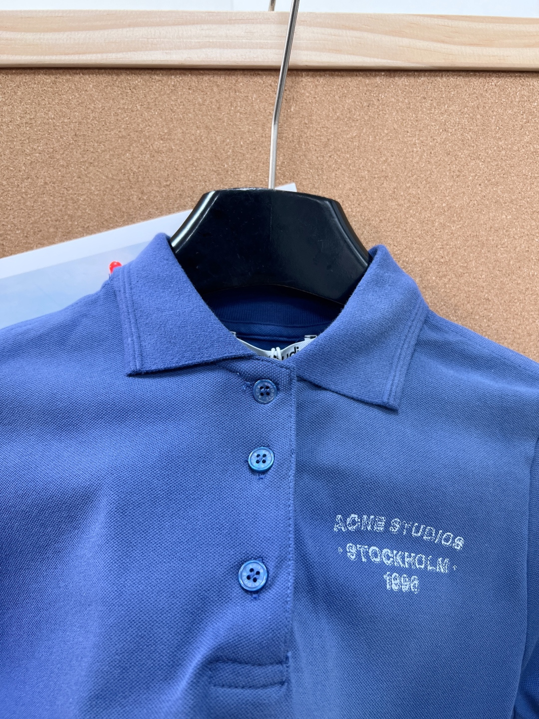 🆕ACNE STUDIO Sunkissed限定做旧Polo短袖复古褪色洗水工艺 自带落日柔光滤镜🌇 软