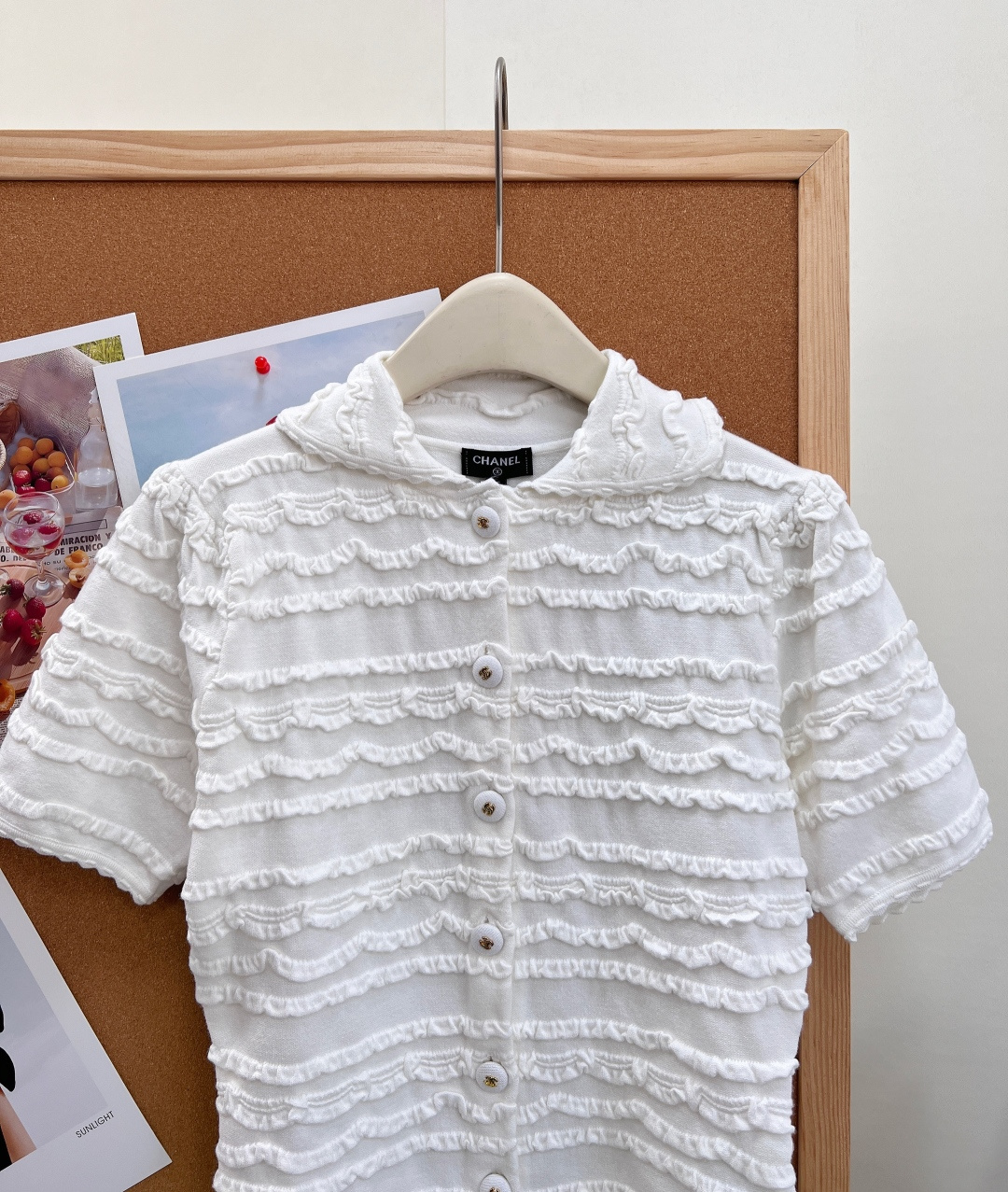 🆕Chanel小香新款翻领短袖开衫，法式浪漫天花板。-面料与工艺｜温柔肌理感，原版打版定制高支细腻针织面