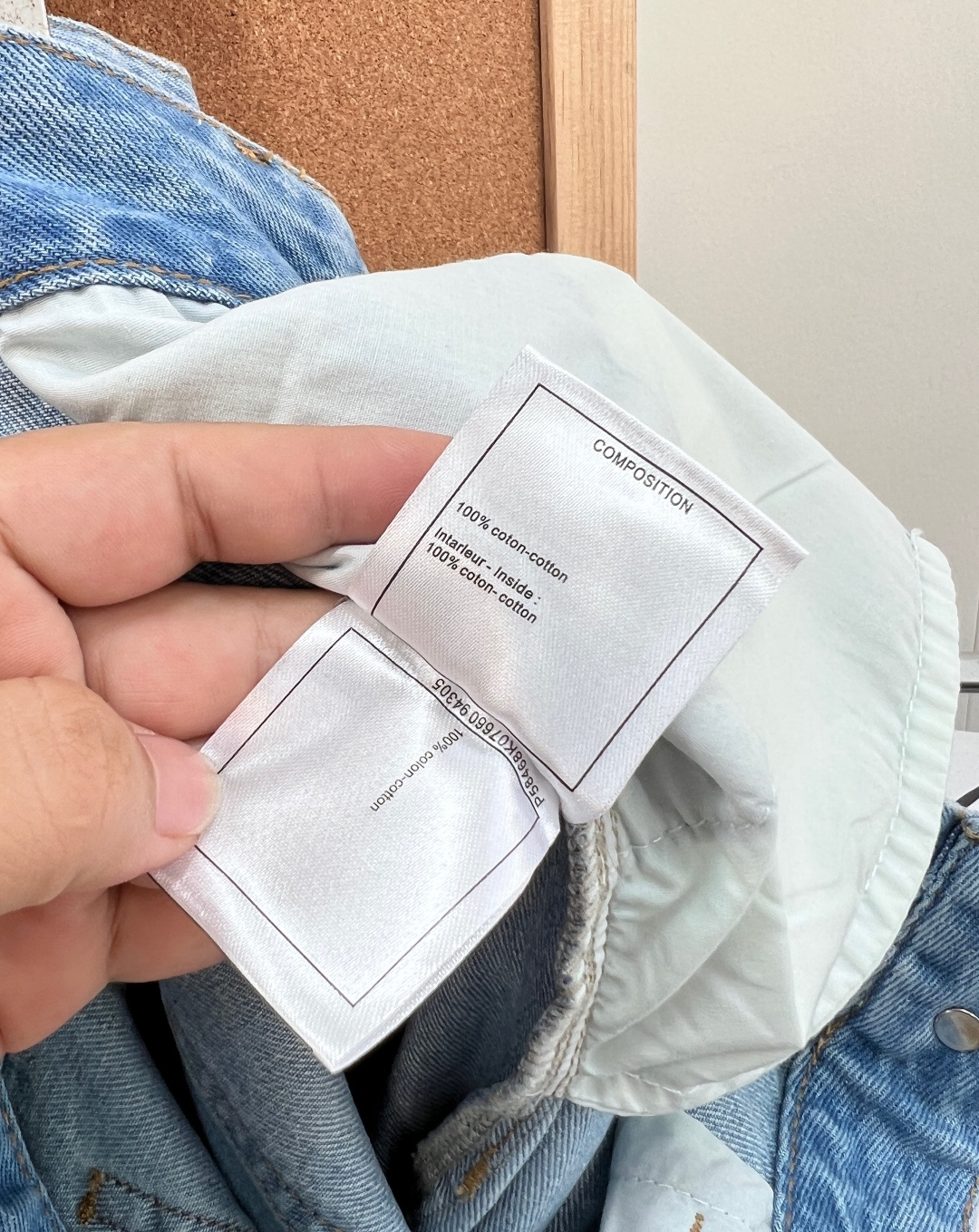🆕CHANEL26SS激光烧花满印双C牛仔裤，长裤👖短裤🩳一套现货上架，重工激光烧花双C阔腿直筒牛仔裤！