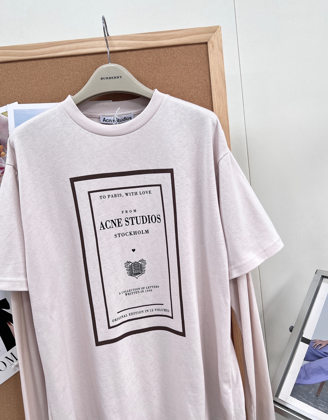 🆕 ACNE STUDIO 七夕限定款复古假两件网纱长袖T恤在银河倾泻的浪漫季，让ACNE STUDIO