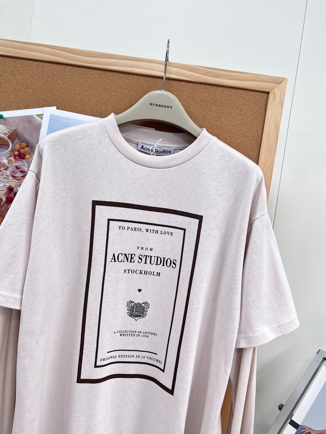 🆕 ACNE STUDIO 七夕限定款复古假两件网纱长袖T恤在银河倾泻的浪漫季，让ACNE STUDIO