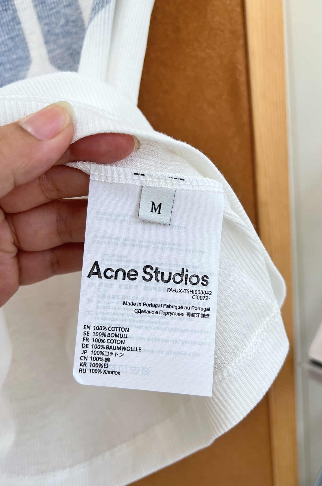 🆕Acne Studios 96数字撞色包边坑条背心，复古美式松弛感单品！ 美式复古标志性撞色包边设计，