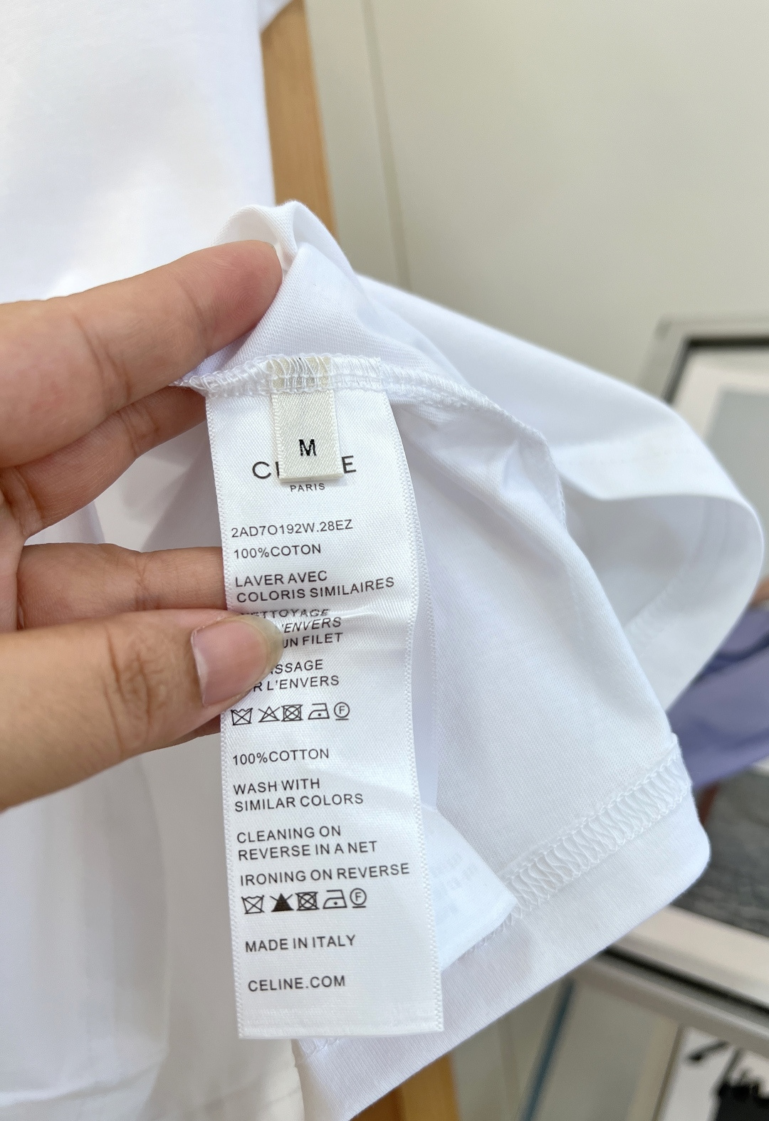 🆕CELINE新款休闲版字母印花短袖T恤，美式字母短袖撞上清爽夏意，复古CE字母印花自带校园氛围感，白/