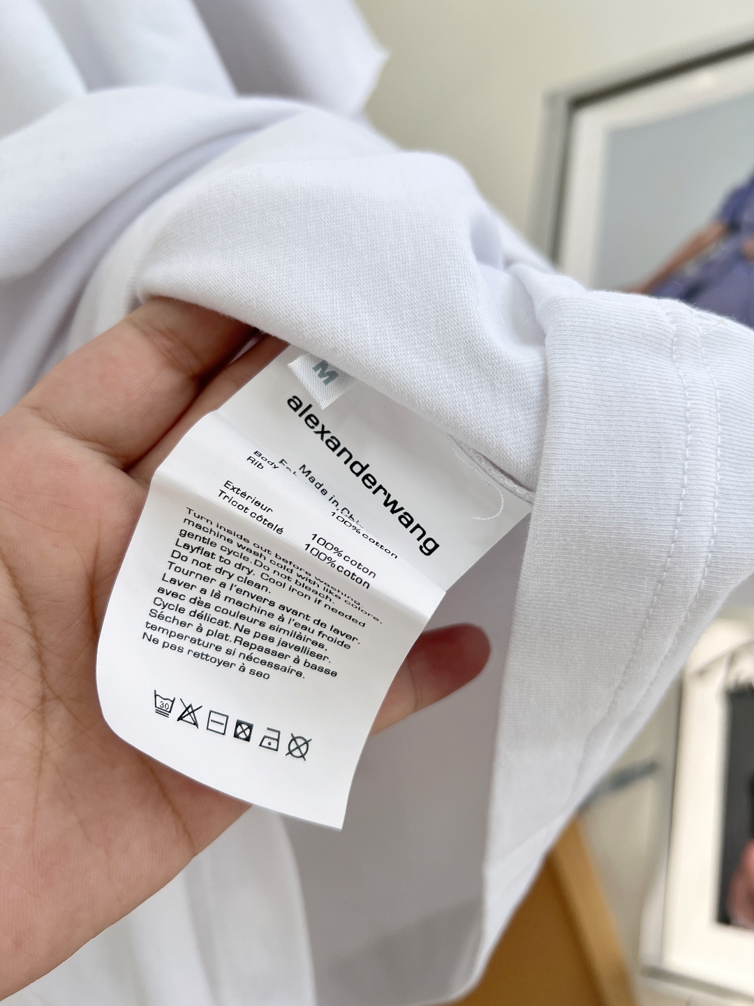 🆕Alexander Wang 2026新款城市天际线短袖，极简黑白高级调性，中性无性别剪裁，男生女生上