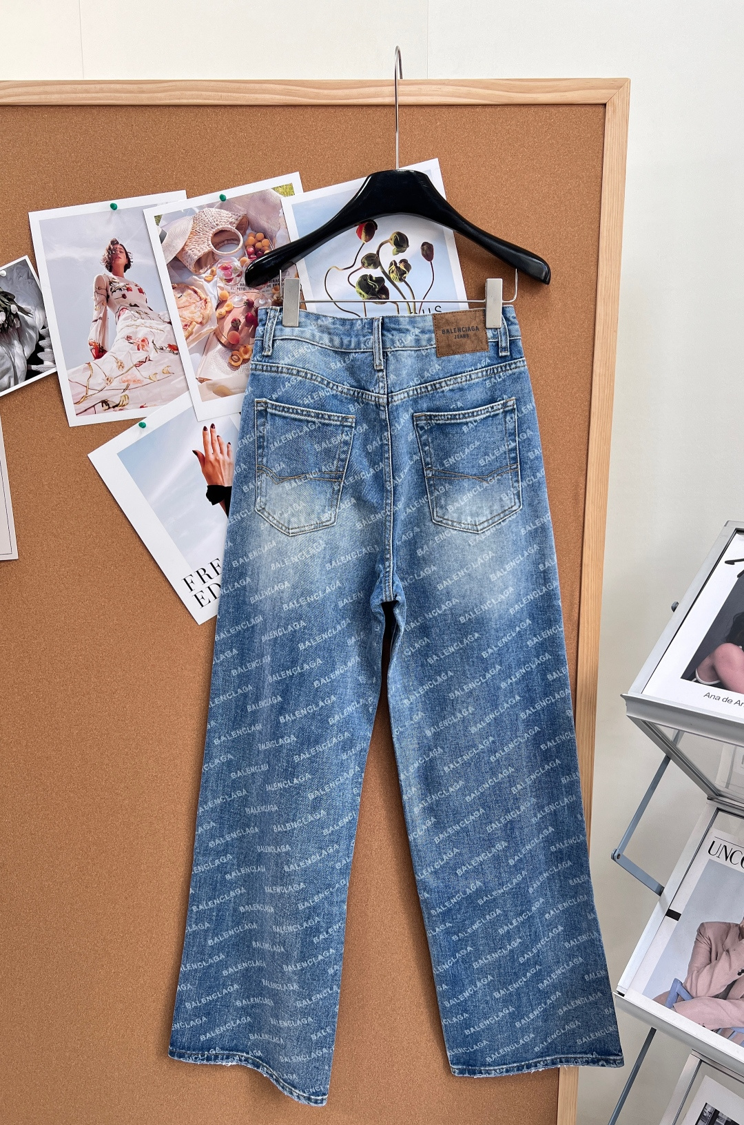 🆕2026经典爆款BALENCIAG*巴黎世家牛仔裤长裤👖，短裤🩳一套。BL版型 主打廓形设计版型非常时