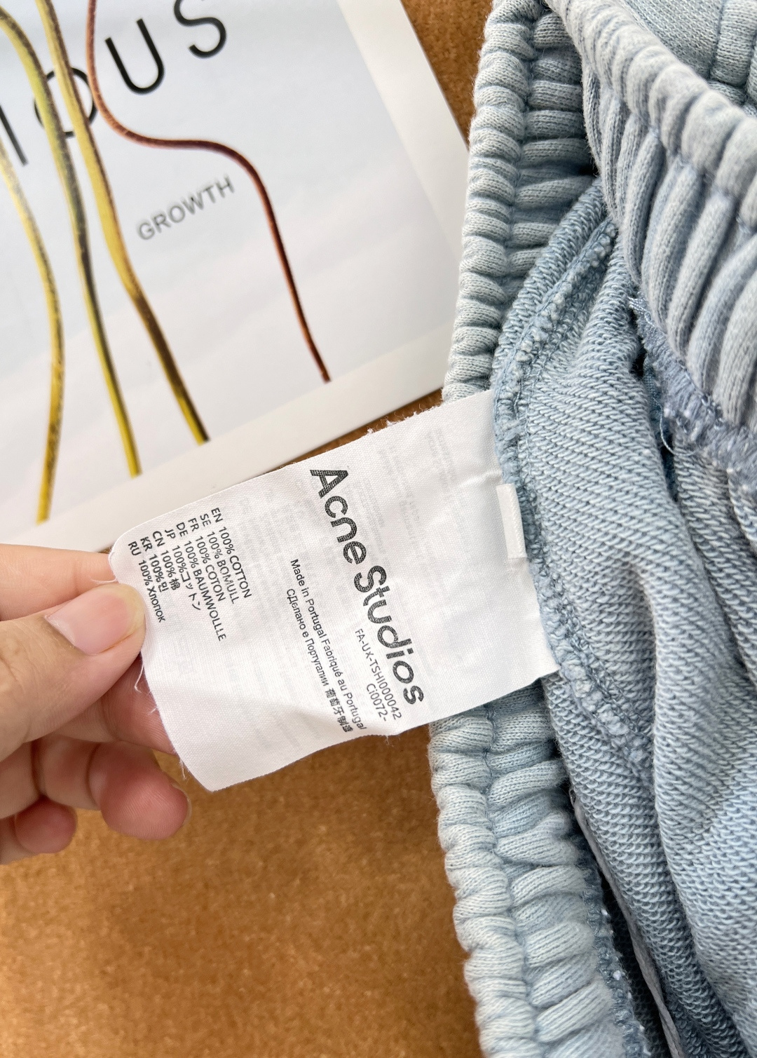 🆕ACNE STUDIO 1996印花休闲运动阔腿裤把松弛感焊在腿上✨瑞典极简风的精髓，全在这条裤子里了