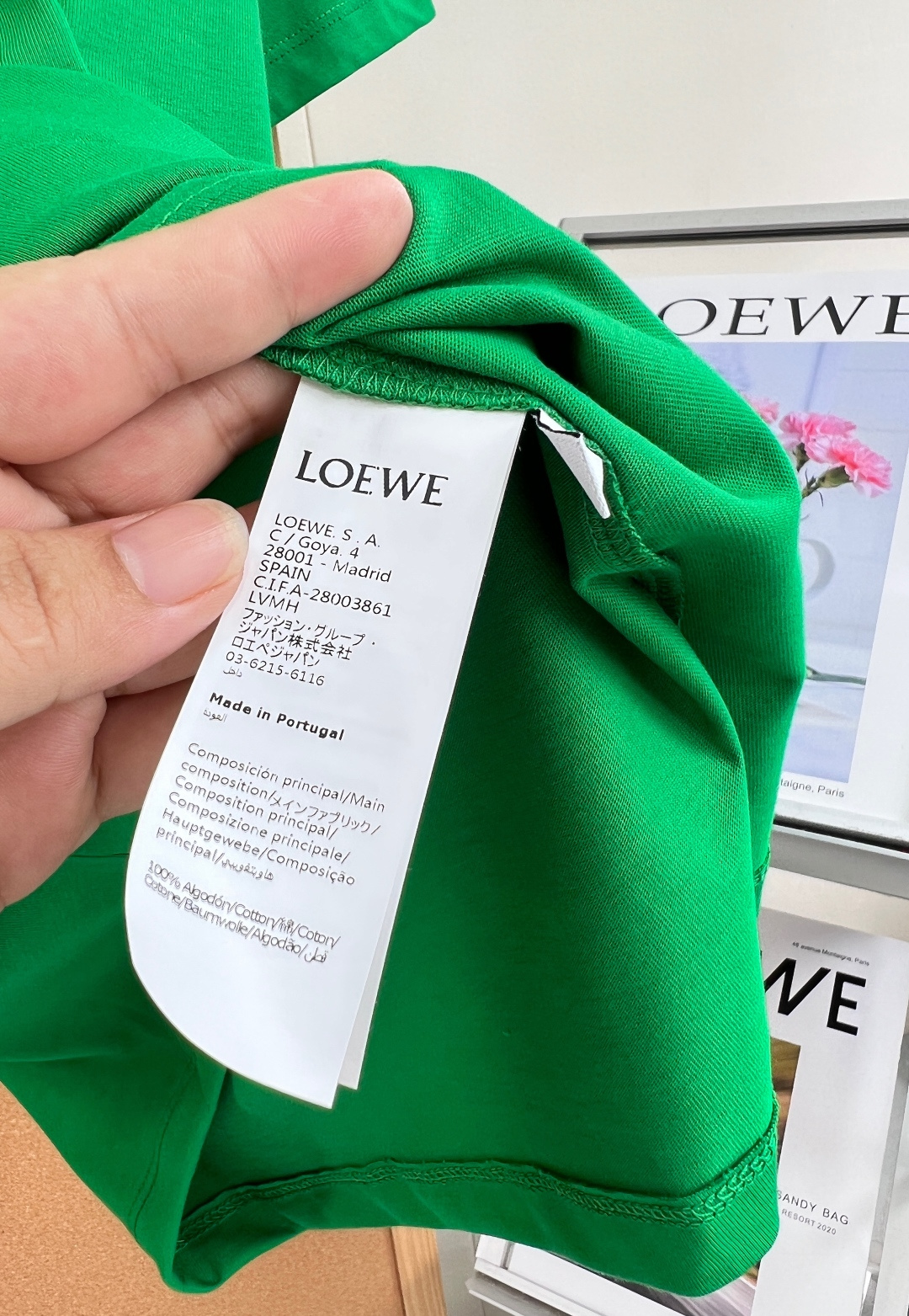 🆕LOEW新款logo刺绣基础圆领短袖T恤，采用99%精梳棉搭配1%氨纶混纺配比，兼具天然棉料的亲肤透气