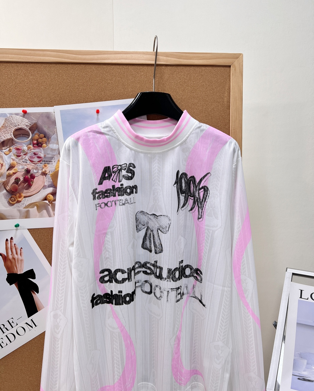 🆕ACNE STUDIO Fashion Football系列1996运动球衣⚽️长袖T恤 源自品牌经典Football