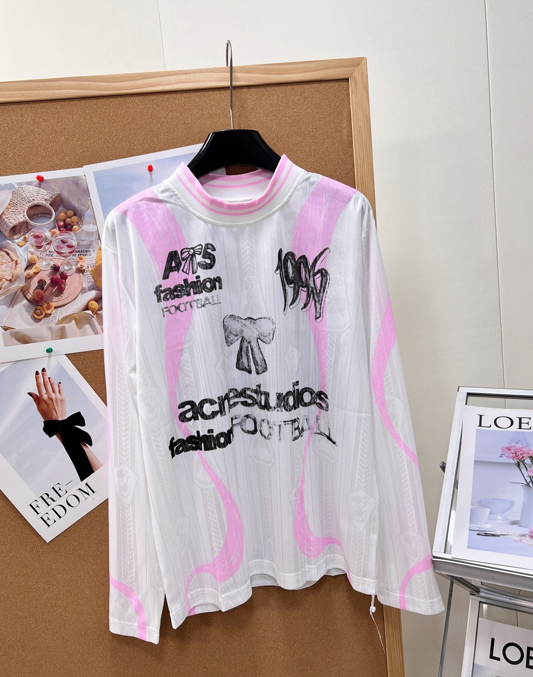 🆕ACNE STUDIO Fashion Football系列1996运动球衣⚽️长袖T恤 源自品牌经典Football