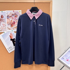 🆕Miu Miu26早秋撞色Polo太绝啦🎀miu系学院风本命长袖POLO!明星sakuya藤永咲哉同款,早秋氛围感入场 🆕Miu Miu26早秋撞色Polo太绝啦🎀miu系学院风本命长袖POLO!明星sakuya藤永咲哉同款,早秋氛围感入场