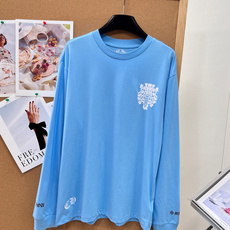 🆕Chrome Hearts 2026秋季迈阿密限定天蓝长袖,夏日限定奶fufu天蓝色长袖,清冷治愈色调巨显白,忧郁又神 🆕Chrome Hearts 2026秋季迈阿密限定天蓝长袖,夏日限定奶fufu天蓝色长袖,清冷治愈色调巨显白,忧郁又神