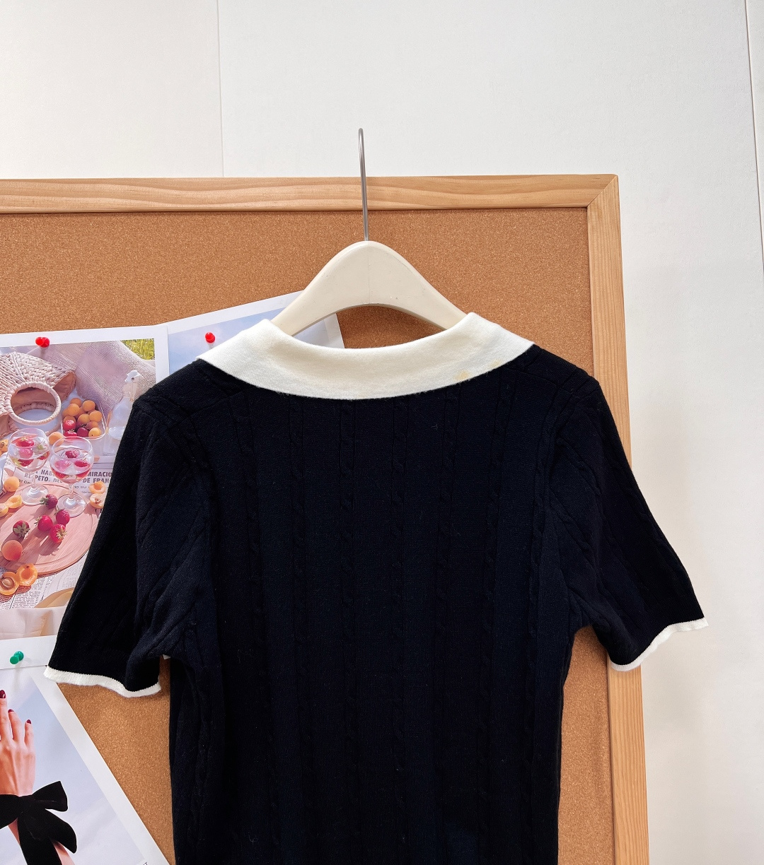 🆕Ralph Lauren撞色翻领麻花纹针织短袖 ,撞色Polo针织短袖太温柔✨经典双色撞色翻领+通体竖条麻花肌理,美式 🆕Ralph Lauren撞色翻领麻花纹针织短袖 ,撞色Polo针织短袖太温柔✨经典双色撞色翻领+通体竖条麻花肌理,美式