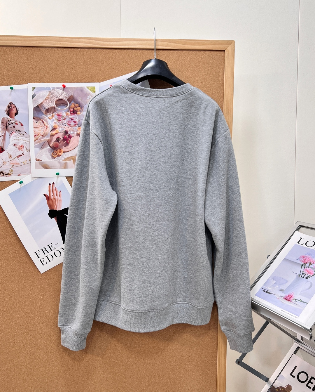 dior horse embroidered sweatshirt