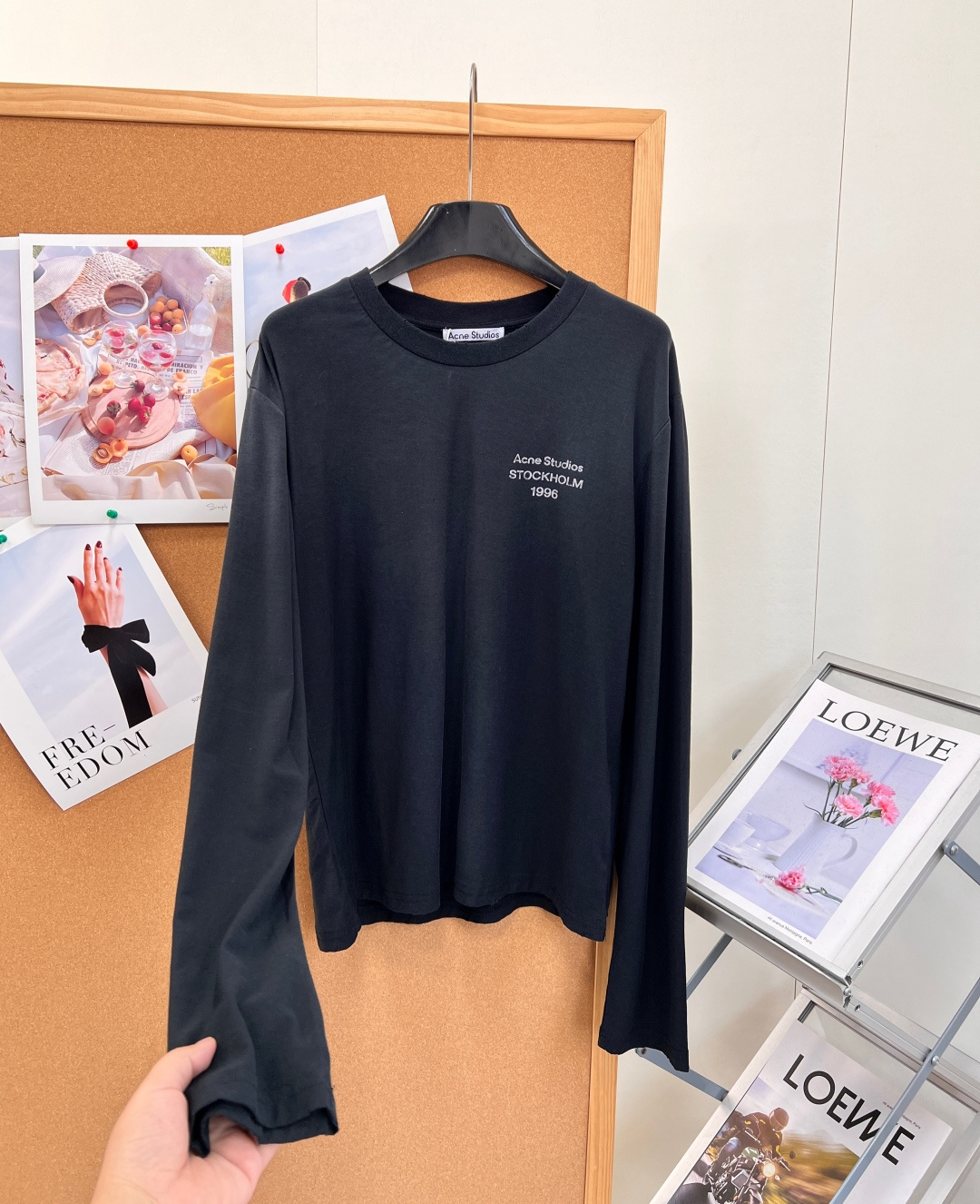 🆕Acne Studios 26新款1996胸前字母长袖T恤✨松弛街头感天花板 原版对标国专品质,杭州国专3500购入打 🆕Acne Studios 26新款1996胸前字母长袖T恤✨松弛街头感天花板 原版对标国专品质,杭州国专3500购入打