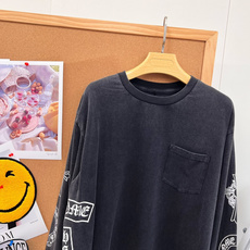 🆕Chrome hearts新款克罗心水洗做旧长袖,高街玩家本命单品🖤Soap & Water亲友限定款来啦! 复古炭黑 🆕Chrome hearts新款克罗心水洗做旧长袖,高街玩家本命单品🖤Soap & Water亲友限定款来啦! 复古炭黑