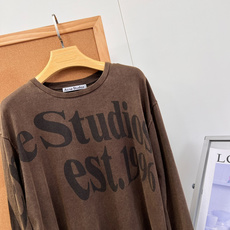 🆕Acne Studios 1996水洗字母印花长袖T恤,北欧松弛感本命打底🍂复古做旧水洗真的太有味道了! 重磅水洗棉经 🆕Acne Studios 1996水洗字母印花长袖T恤,北欧松弛感本命打底🍂复古做旧水洗真的太有味道了! 重磅水洗棉经