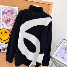 🆕CHANEL 26N滑雪系列高领针织衫|黑白撞色太吸睛🖤🤍 滑雪系列重磅款!超大立体双C提花直接戳中审美 经典黑白撞色 🆕CHANEL 26N滑雪系列高领针织衫|黑白撞色太吸睛🖤🤍 滑雪系列重磅款!超大立体双C提花直接戳中审美 经典黑白撞色