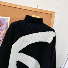 🆕CHANEL 26N滑雪系列高领针织衫|黑白撞色太吸睛🖤🤍 滑雪系列重磅款!超大立体双C提花直接戳中审美 经典黑白撞色 🆕CHANEL 26N滑雪系列高领针织衫|黑白撞色太吸睛🖤🤍 滑雪系列重磅款!超大立体双C提花直接戳中审美 经典黑白撞色