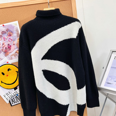 🆕CHANEL 26N滑雪系列高领针织衫|黑白撞色太吸睛🖤🤍 滑雪系列重磅款!超大立体双C提花直接戳中审美 经典黑白撞色 🆕CHANEL 26N滑雪系列高领针织衫|黑白撞色太吸睛🖤🤍 滑雪系列重磅款!超大立体双C提花直接戳中审美 经典黑白撞色