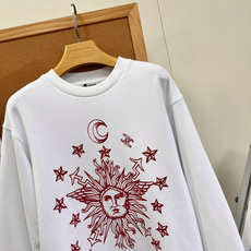 🆕Celine新款太阳神印花圆领卫衣|复古法式氛围感🌙原版开发!男女同款,自带慵懒老钱松弛感 经典白底色搭配酒红太阳神星 🆕Celine新款太阳神印花圆领卫衣|复古法式氛围感🌙原版开发!男女同款,自带慵懒老钱松弛感 经典白底色搭配酒红太阳神星