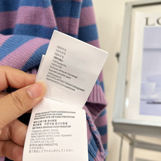 🆕MiuMiu 26秋冬条纹羊毛针织衫💜原版开发|香芋紫撞蓝条纹,甜妹本命! 100%羊毛料子,上手软糯如云,贴身穿温柔 🆕MiuMiu 26秋冬条纹羊毛针织衫💜原版开发|香芋紫撞蓝条纹,甜妹本命! 100%羊毛料子,上手软糯如云,贴身穿温柔