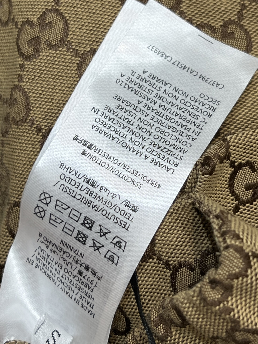 G家 25早秋新款 双G提花抽绳工装裤 高腰直筒高腰设计 显瘦又藏肉 双侧拼接皮革工装口袋装饰 定制双G