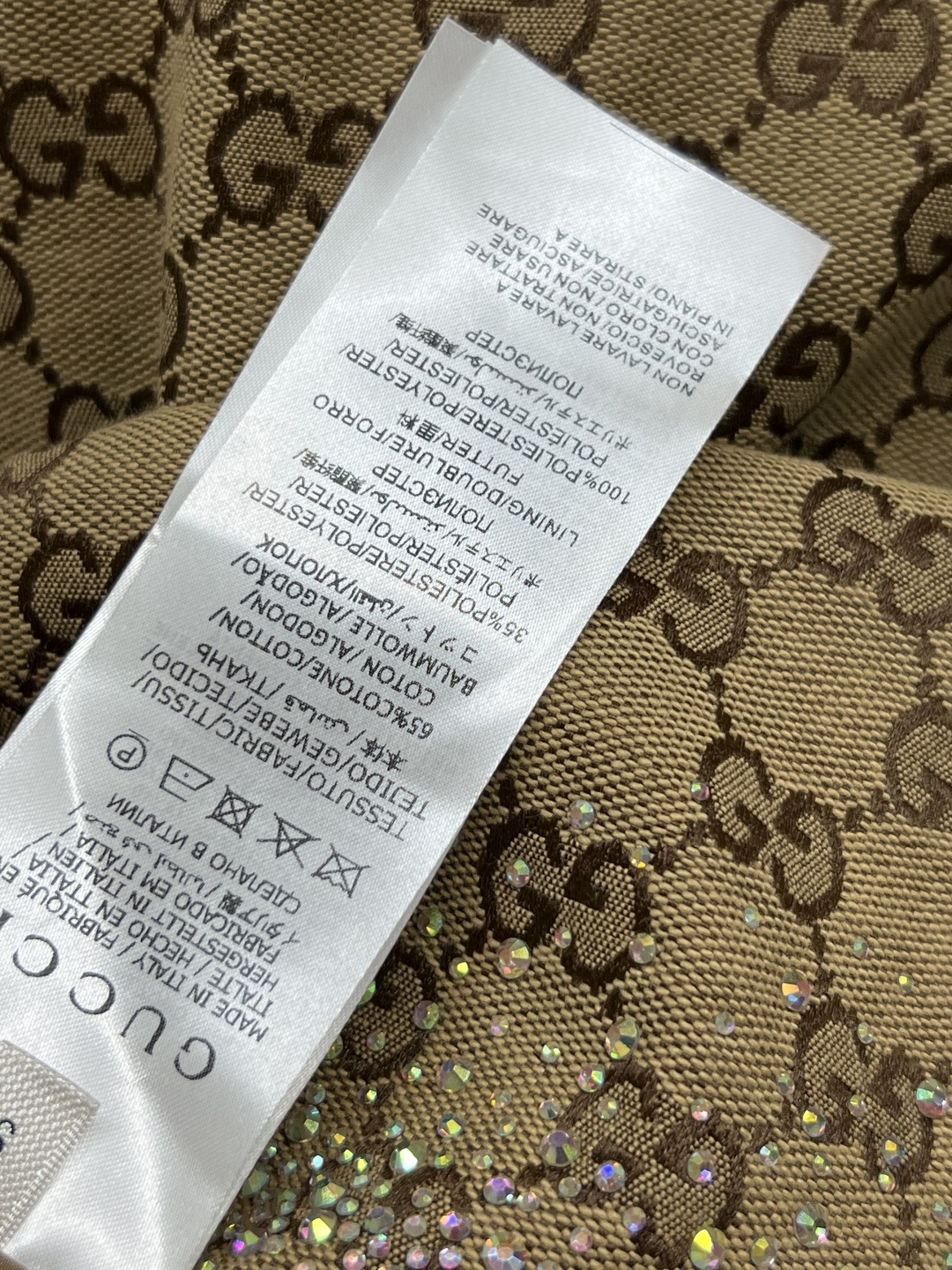 G家 25早秋新款 双G提花烫钻系列 翻领短袖衬衣+短袖连衣裙+包臀短裙 定制经典咖色双G提花面料 下摆