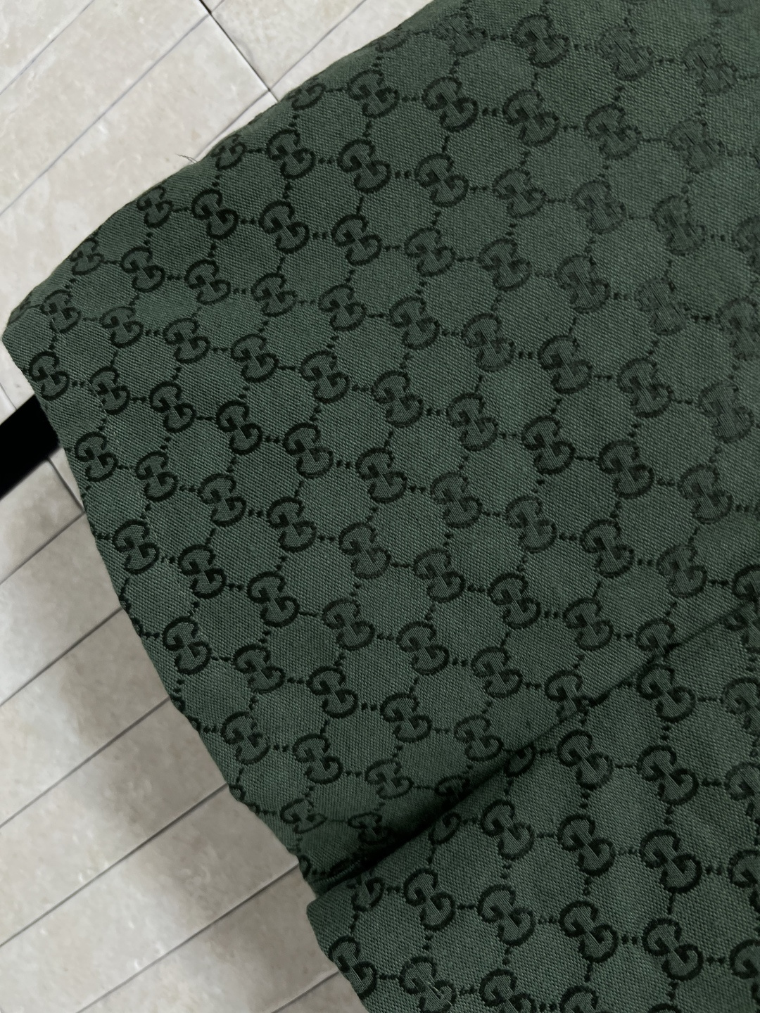 G家 25早秋新款 绿色双G提花系列 高腰短裤 各种场合都适合穿 秒抬气质 超级高级 自带气场感 高腰直