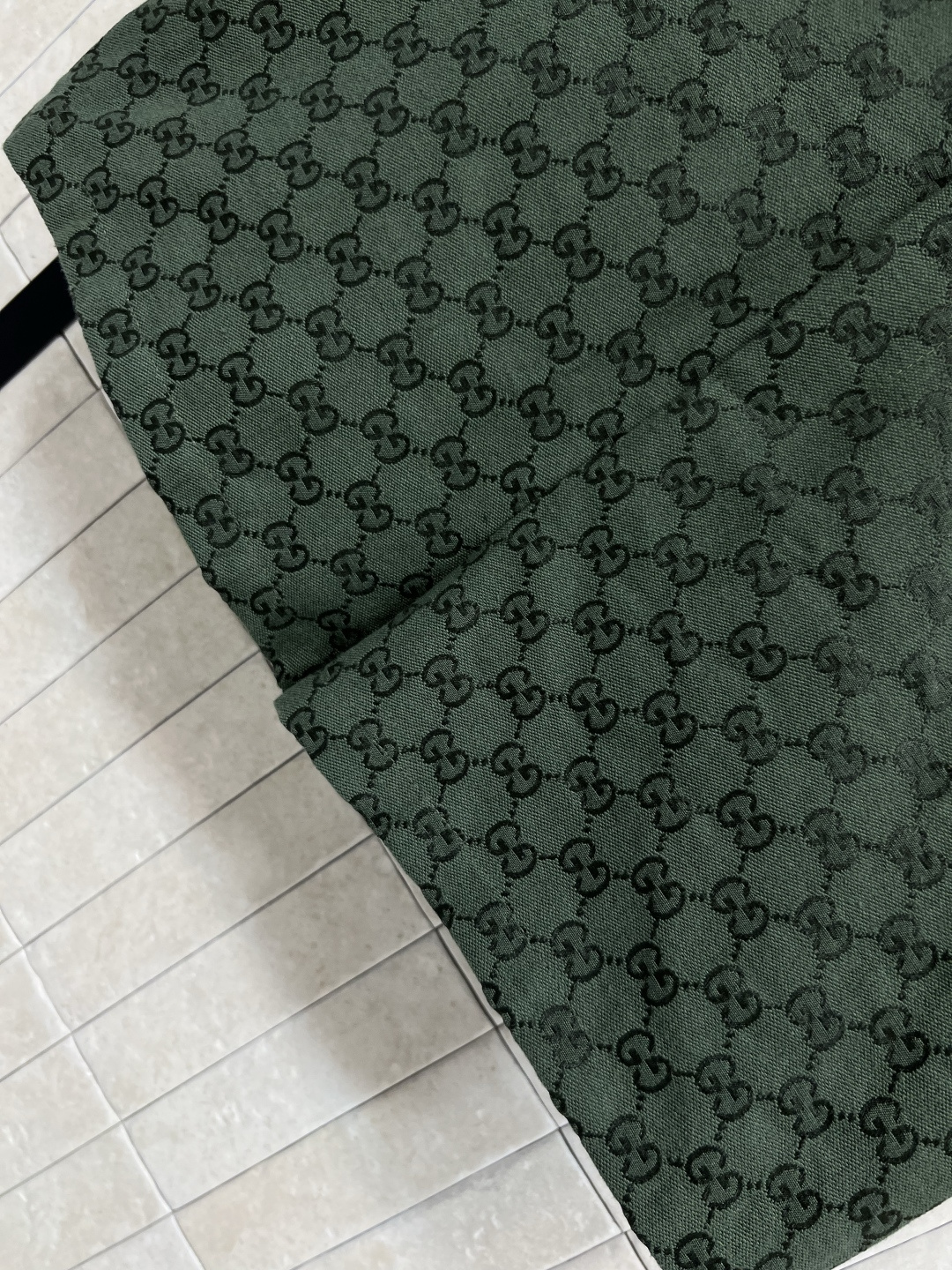 G家 25早秋新款 绿色双G提花系列 高腰短裤 各种场合都适合穿 秒抬气质 超级高级 自带气场感 高腰直