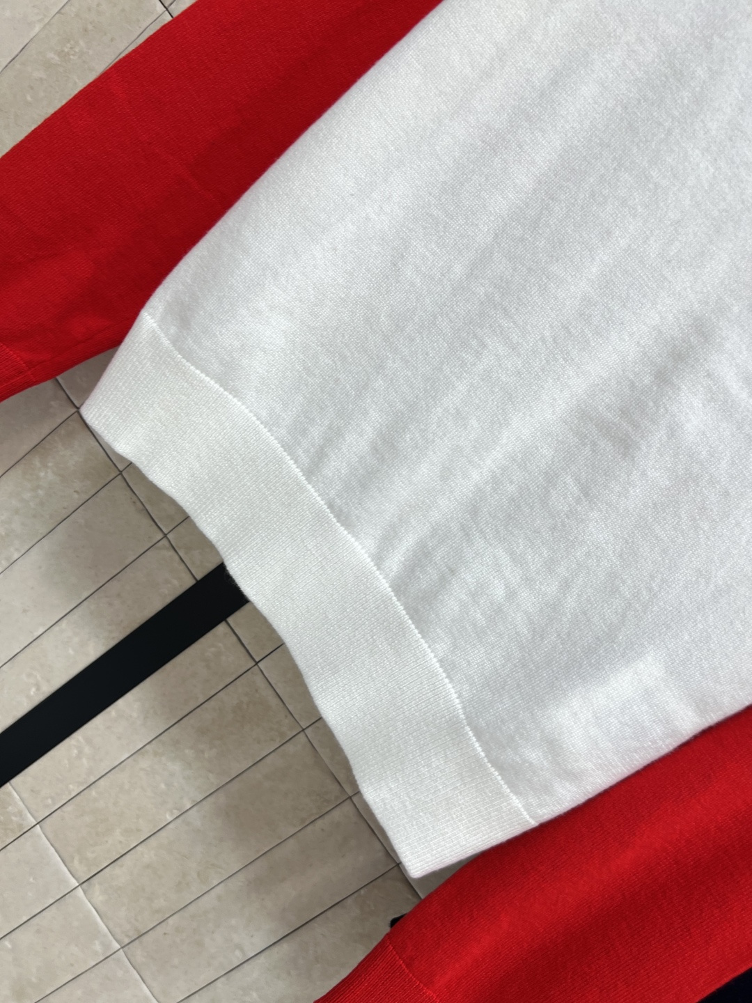 MIu家 25早秋新款 拼色针织Polo长袖衫 学院风减龄气质 叠搭绝绝子 简单的拼色设计 拉链Polo