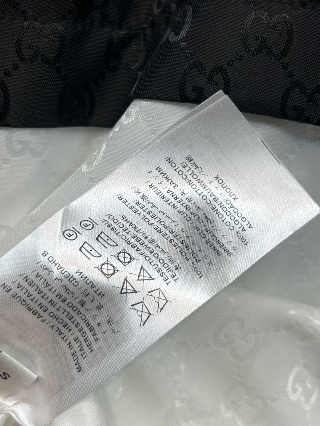 G家 24秋冬新款 高人气尼龙双G提花系列拼色套装 连帽半拉链撞色外套+松紧高腰两侧拉链半身裙 连帽撞色