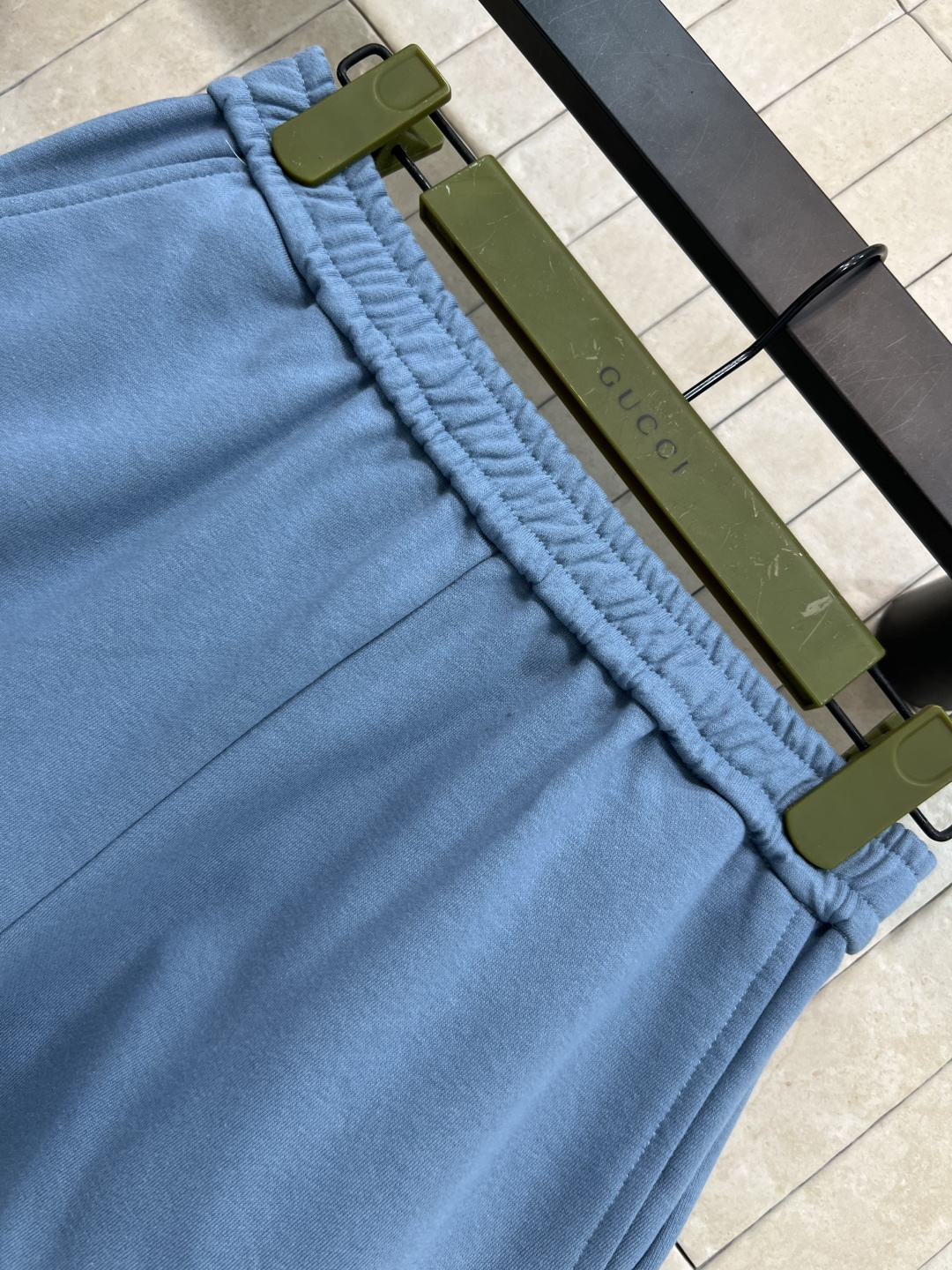 G家 25早秋新款 双层领卫衣短裤套装 蓝色尽显优雅活力 Polo领 撞色可拆卸的双层领设计 精致同时又